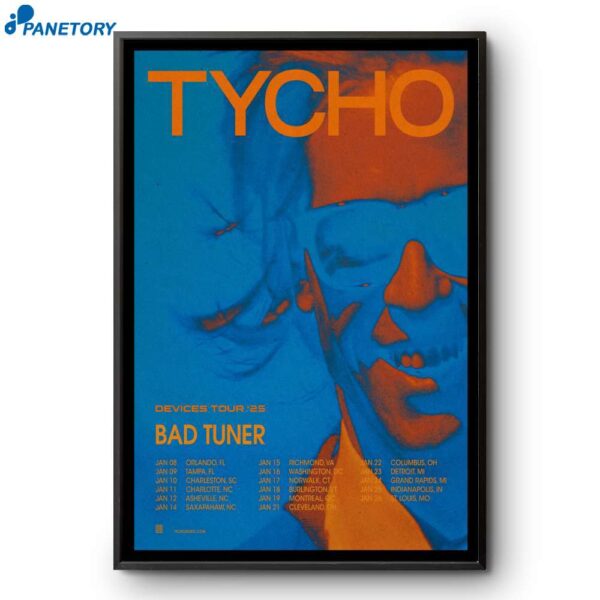 Tycho Devices Tour Jan 2025 Poster