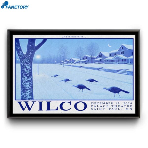 Wilco Xmas Show St Paul Mn December 15 2024 Poster