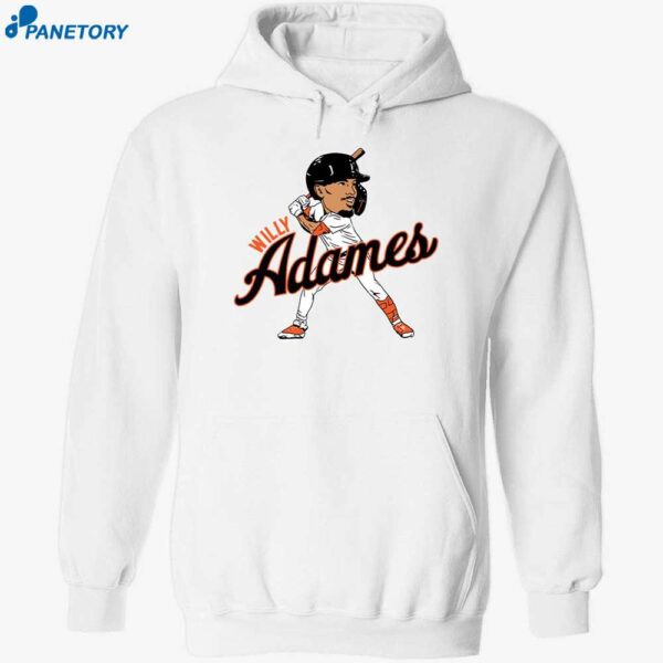 Willy Adames San Francisco Caricature Shirt 2