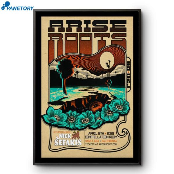 Arise Roots Constellation Room Santa Ana Ca April 12 2025 Poster