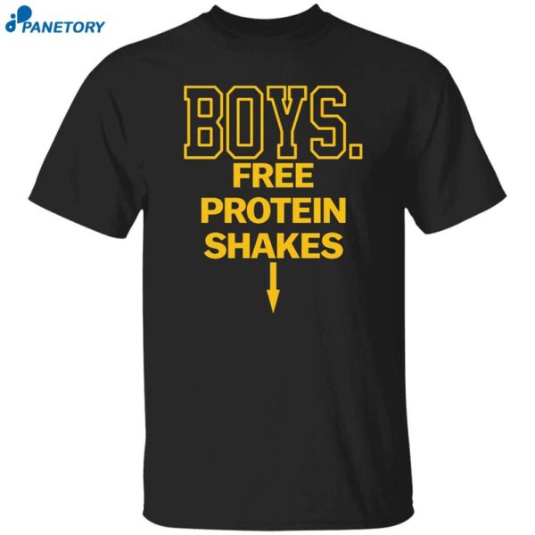 Boys Free Protein Shakes Shirt