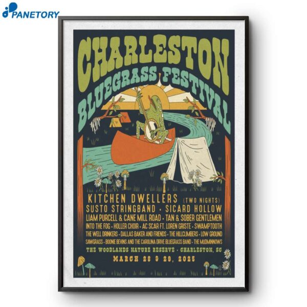 Charleston Bluegrass Festival Charleston Sc March 28-29 2025 Poster