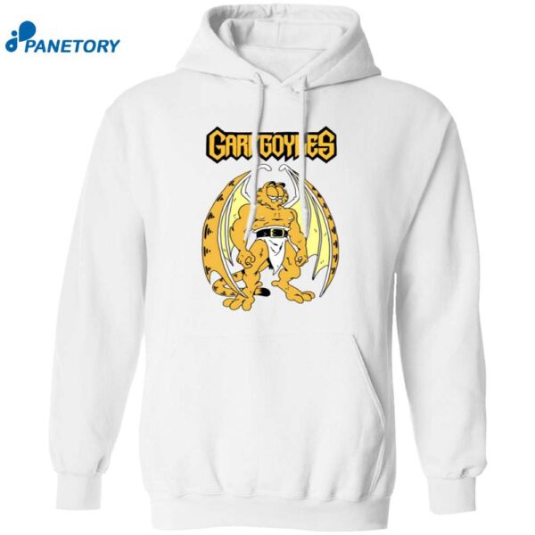 Garfield Gargoyles Batman Shirt 1