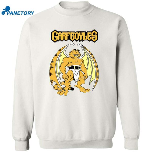 Garfield Gargoyles Batman Shirt 2