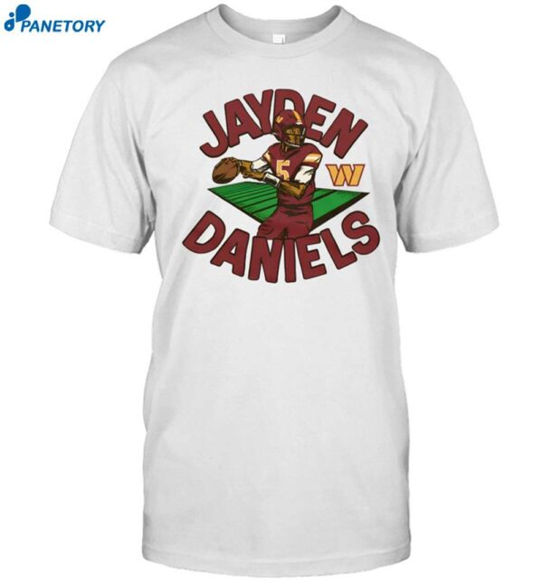 Jayden Daniels 5 Washington Commanders Shirt