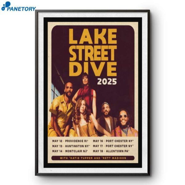 Lake Street Dive May 2025 Tour Poster