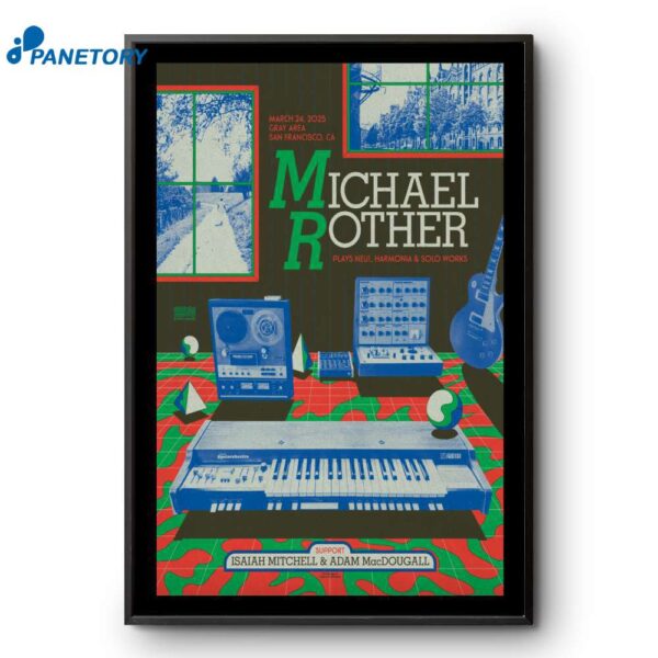 Michael Rother Grand Theater San Francisco Ca Mar 24 2025 Poster