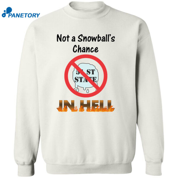 Not A Snowball’s Chance In Hell Stand Up For Canada No To 51st State Shirt 2