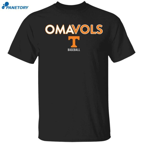 Omavols Tennessee Baseball Shirt