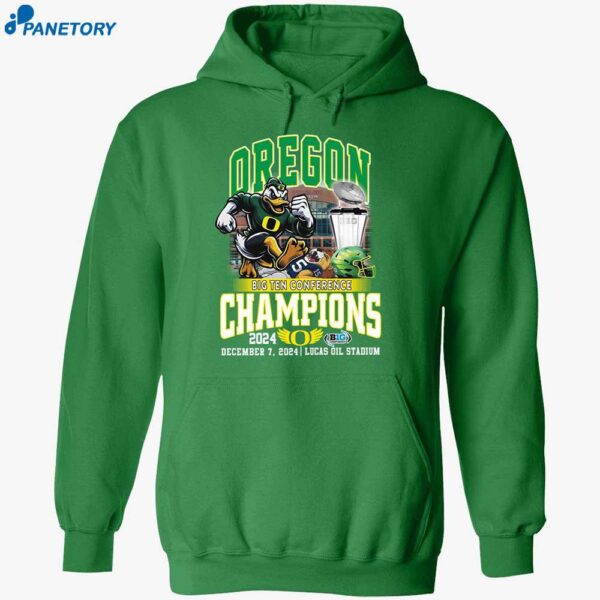 Oregon Big Ten Conference Champions 2024 Shirt 2