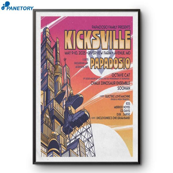 Papadosie Family Presents Kicksville Avenue Md May 9-10-2025 Poster