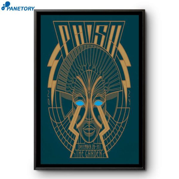 Phish The Garden December 28-31 2024 Poster