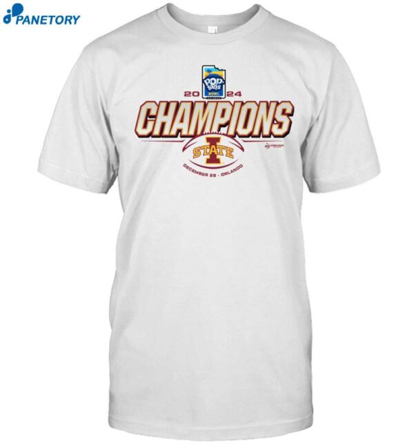 Pop-tarts Bowl Football Champions I-state 2024 Shirt