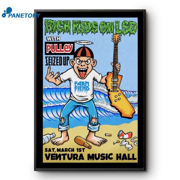 Rkl Ventura Music Hall Ventura Ca Mar 1 2025 Poster