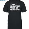 Rock Drew Carey Wearing I Don't Know The Price Of Anything Shirt