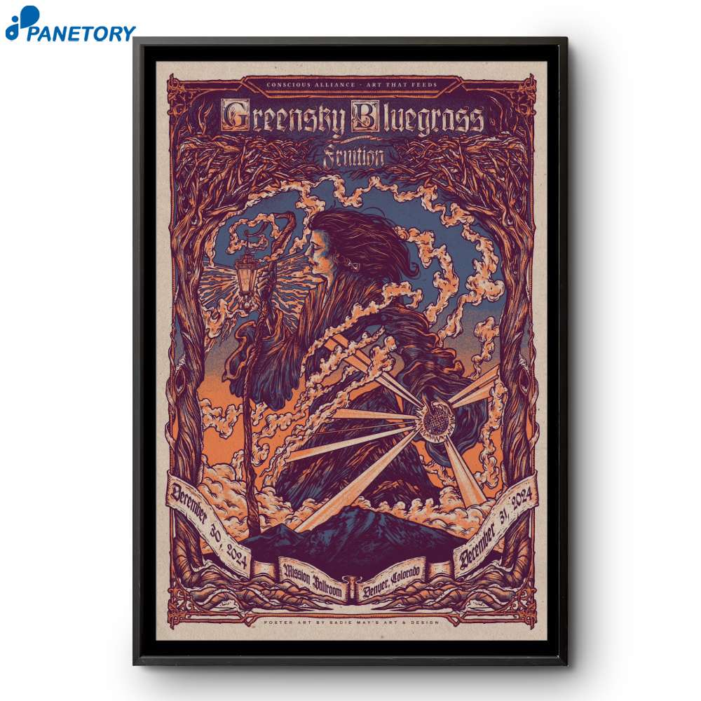 The Band Mission Ballroom Greensky Bluegrass Denver Co Dec 30 31 2024 Poster 2 The Band Mission Ballroom Greensky Bluegrass Denver Co Dec 30-31 2024 Poster