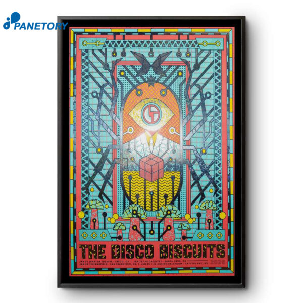 The Disco Biscuits Poster Senator Theatre Jan 21 2025 Poster