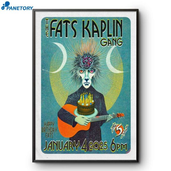 The Fats Kaplin Gang Nashville Tn Jan 4 2025 Poster