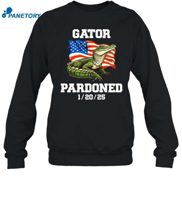 Trump Gator Pardoned 1-20-25 Shirt 1