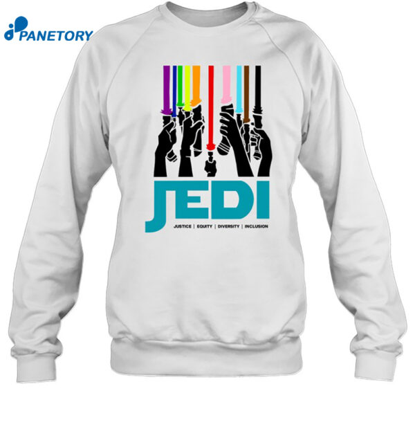 Mychal The Librarian Jedi Justice Equity Diversity Inclusion Shirt