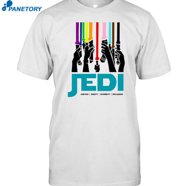 Mychal The Librarian Jedi Justice Equity Diversity Inclusion Shirt