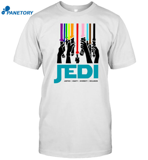 Mychal The Librarian Jedi Justice Equity Diversity Inclusion Shirt