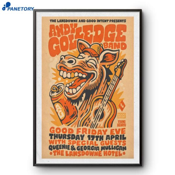 Andy Golledge The Lansdowne Hotel Apr 17 2025 Poster