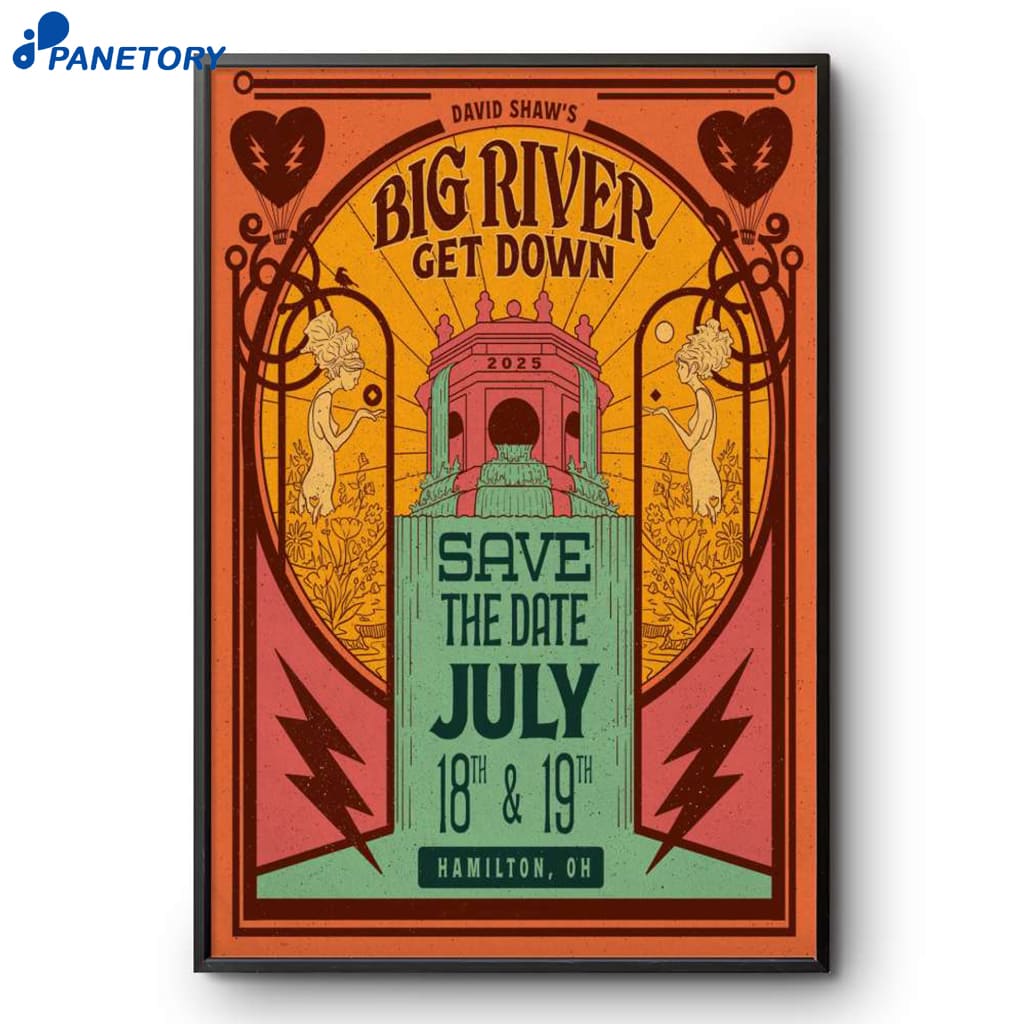 Big River Get Down Hamilton Oh July 18-19 2025 Poster 2 Big River Get Down Hamilton Oh July 18-19 2025 Poster