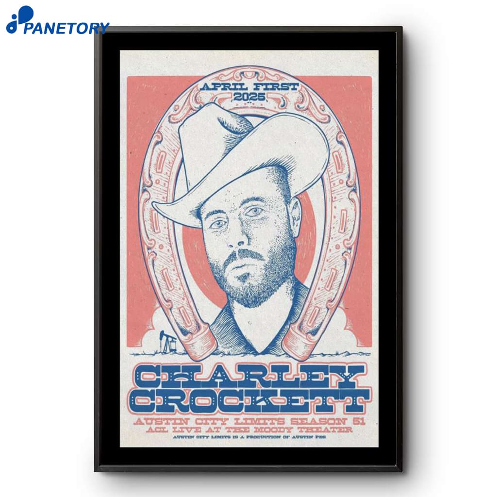 Charley Crockett Concert Acl Moody Theater Austin Tx Apr 1 2025 Poster 2 Charley Crockett Concert Acl Moody Theater Austin Tx Apr 1 2025 Poster