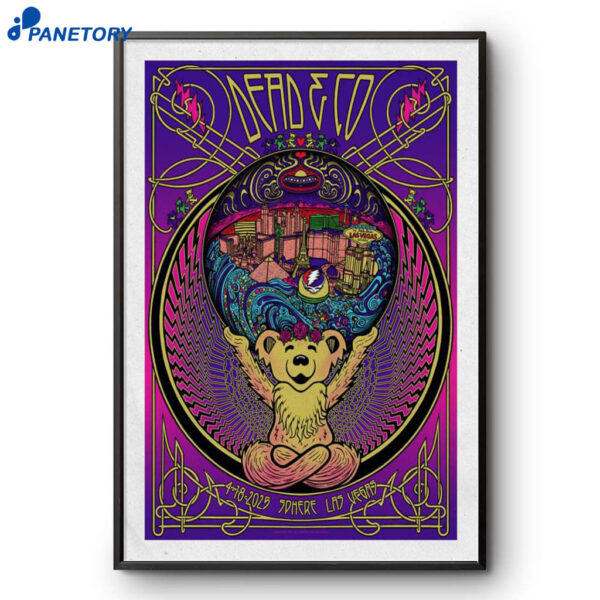Dead & Company Sphere Las Vegas Apr 18 2025 Poster