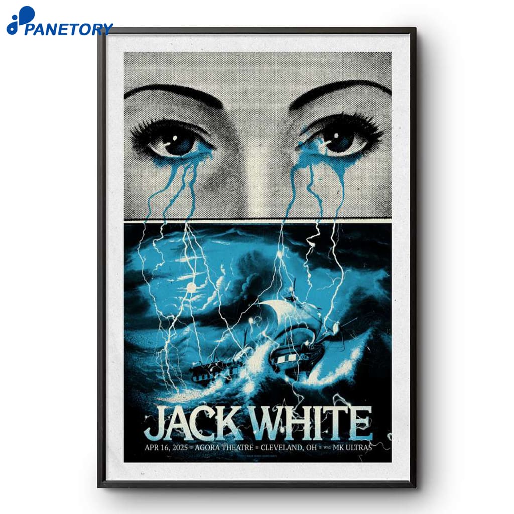 Jack White At Agora Theatre In Cleveland OH On Apr 16 2025 Poster 2 Jack White At Agora Theatre In Cleveland Oh On Apr 16 2025 Poster