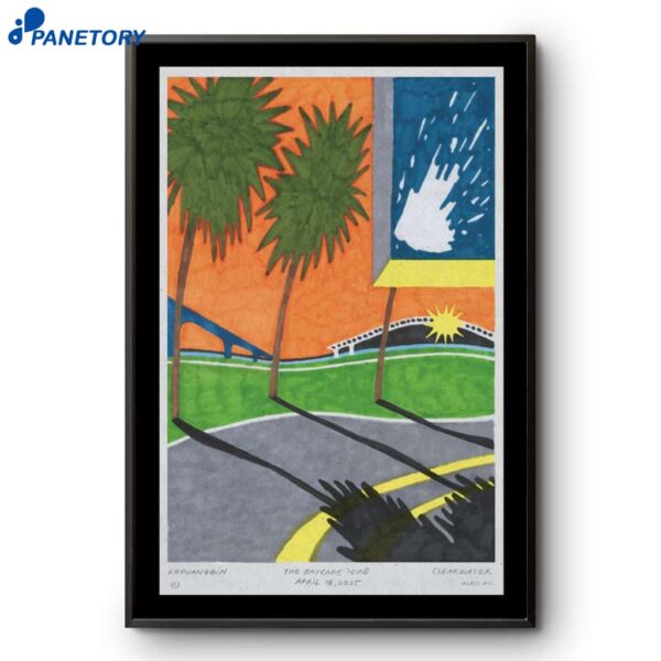 Khruangbin The Baycare Sound Clearwater Fl Apr 18 2025 Poster