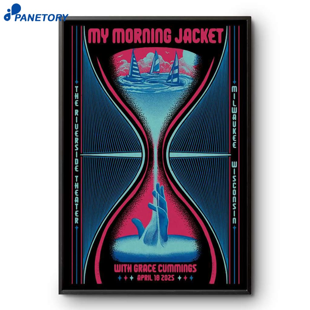 My Morning Jacket Milwaukee Wi April 18 2025 Poster 2 My Morning Jacket Milwaukee Wi April 18 2025 Poster