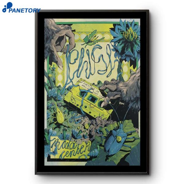 Phish Show Moda Center Portland Or Apr 202 2025 Poster