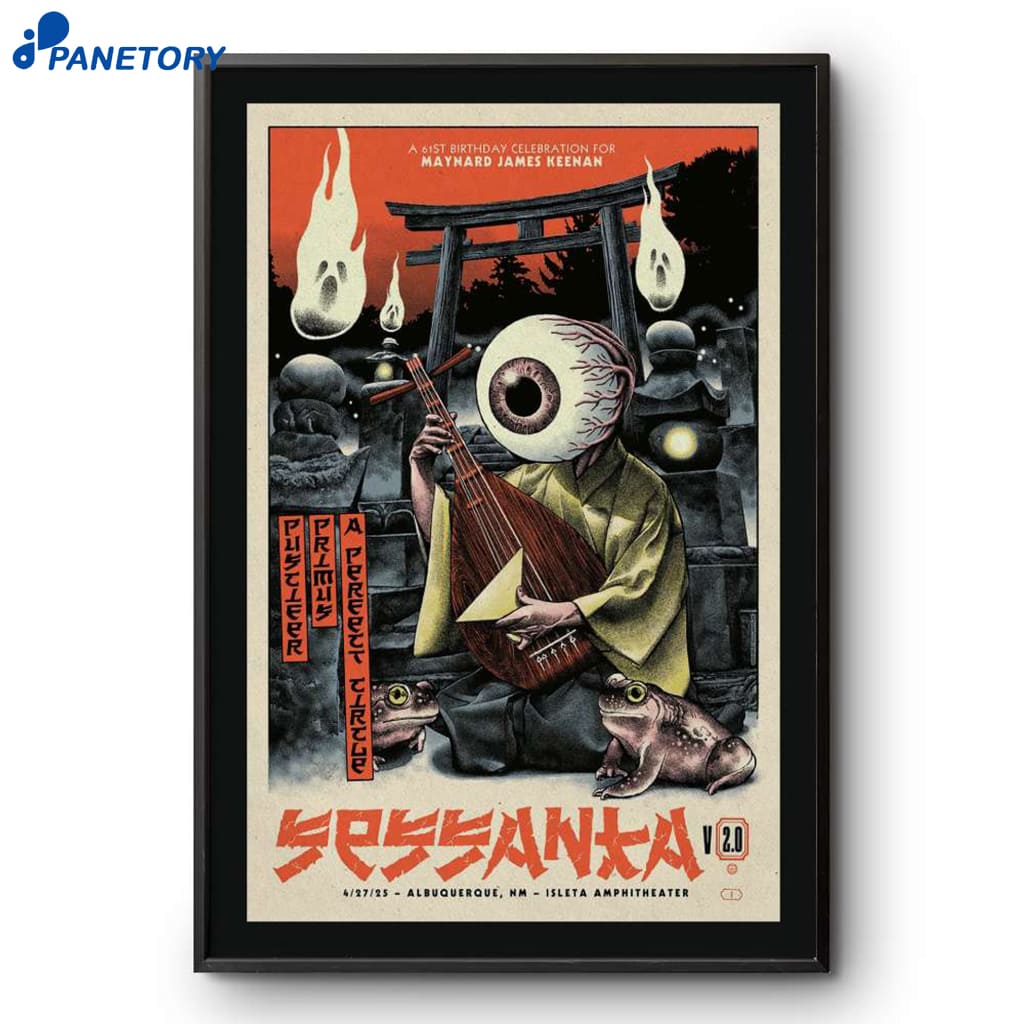Sessanta Isleta Amphitheater Albuquerque Nm Apr 27 2025 Tour Poster 2 Sessanta Isleta Amphitheater Albuquerque Nm Apr 27 2025 Tour Poster