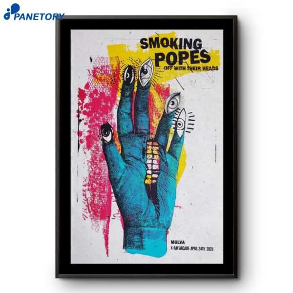 Smoking Popes Cudahy Wi X-ray Arcade Apr 24 2025 Poster