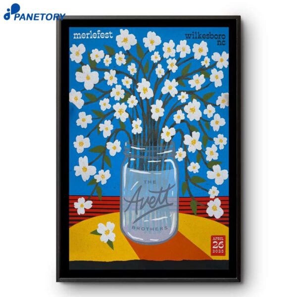 The Avett Brothers Wilkesboro Nc April 26 2025 Poster
