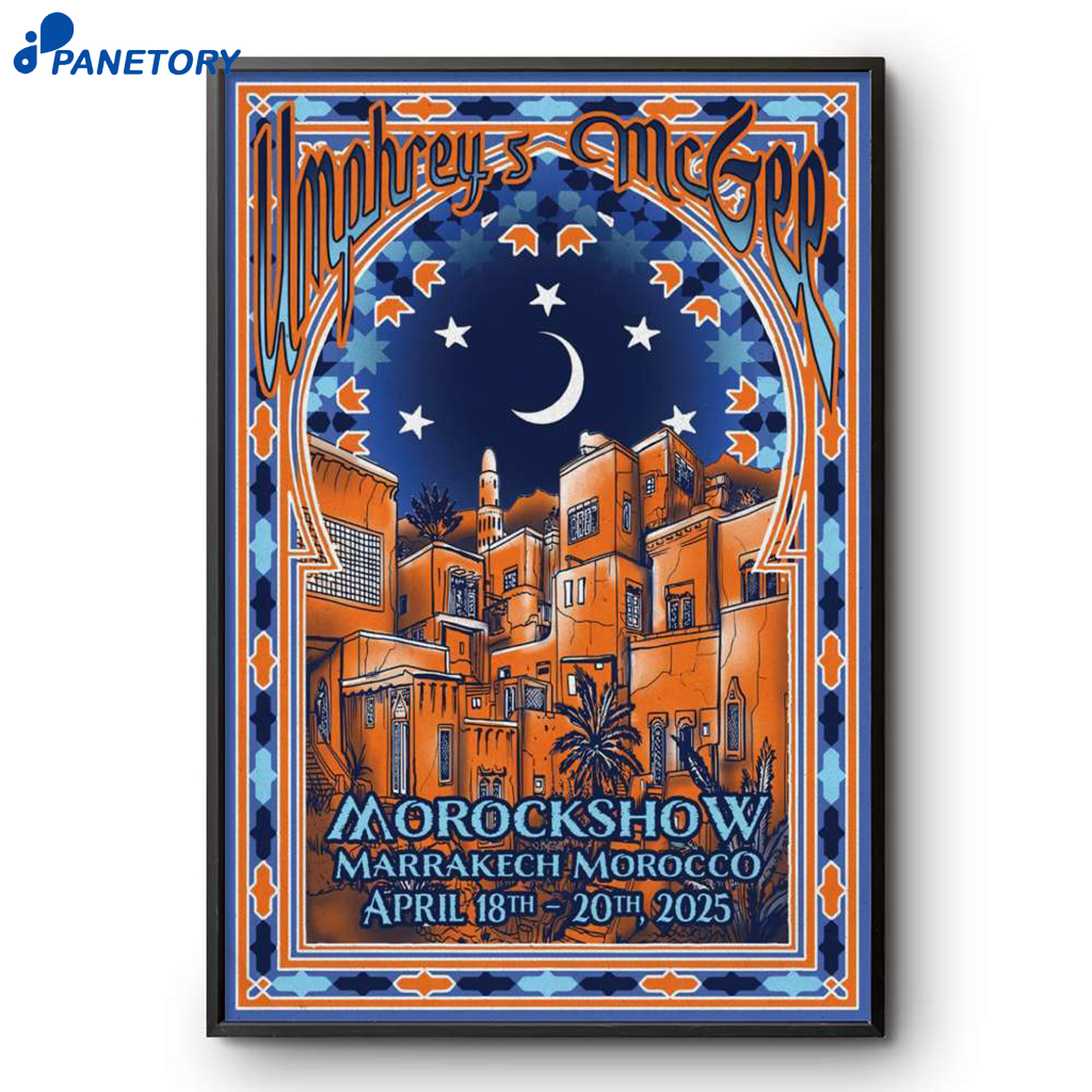 Umphrey's Mcgee Morockshow Marrakesh Morocco April 18-20 2025 Poster 2 Umphrey's Mcgee Morockshow Marrakesh Morocco April 18-20 2025 Poster