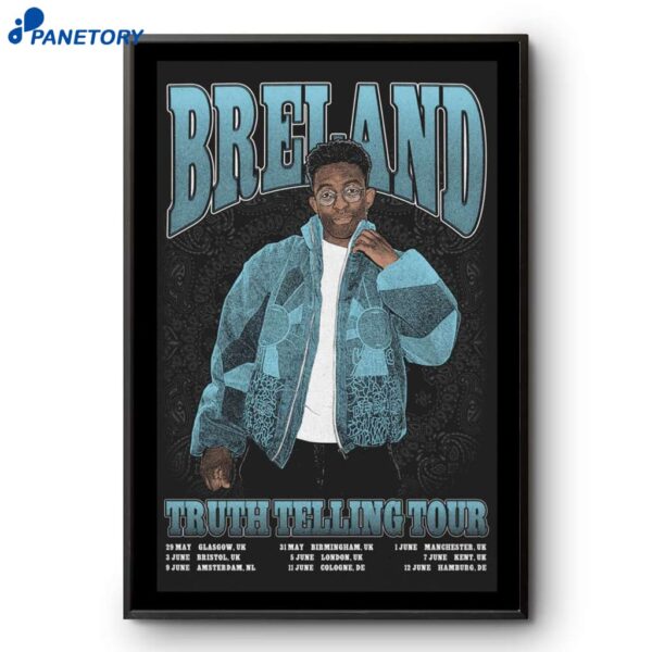 2025 Breland Truth Telling Tour Poster