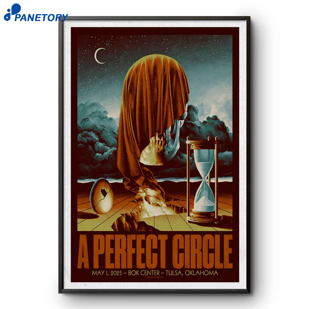 A Perfect Circle Tulsa Ok 05-01-2025 Poster 2 A Perfect Circle Tulsa Ok 05-01-2025 Poster