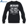 Alisson Becker Wearing Jesus The Way The Truth The Life Shirt 1
