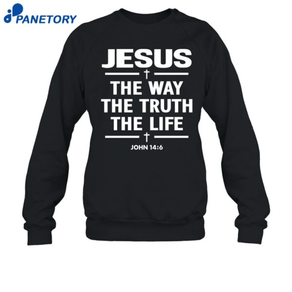 Alisson Becker Wearing Jesus The Way The Truth The Life Shirt 1