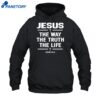 Alisson Becker Wearing Jesus The Way The Truth The Life Shirt 2
