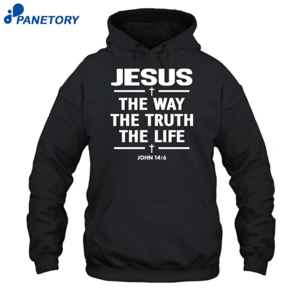 Alisson Becker Wearing Jesus The Way The Truth The Life Shirt 2