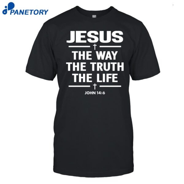 Alisson Becker Wearing Jesus The Way The Truth The Life Shirt