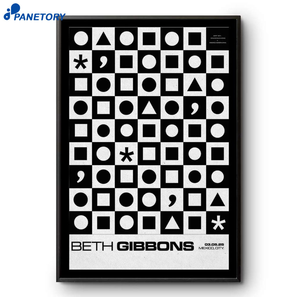 Beth Gibbons Estadio Fray Nano Mexico City Mx May 3 2025 Poster 2 Beth Gibbons Estadio Fray Nano Mexico City Mx May 3 2025 Poster
