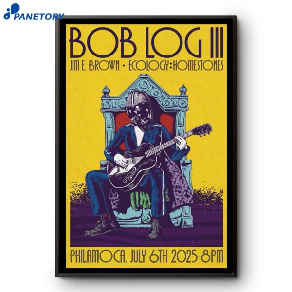Bob Log Iii 7-6-2025 Philadelphia Pa Poster