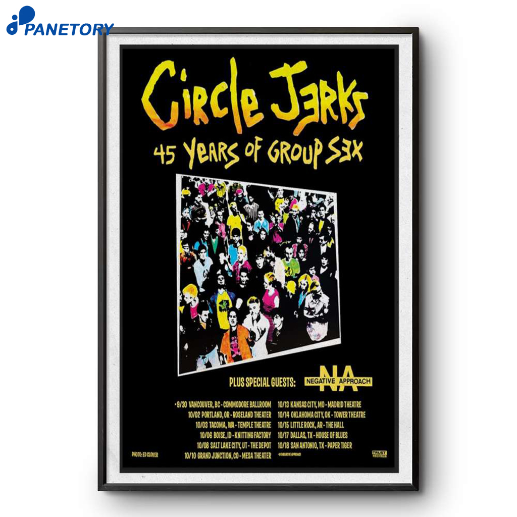Circle Jerks 45th Anniversary May 2025 Poster 2 Circle Jerks 45th Anniversary May 2025 Poster