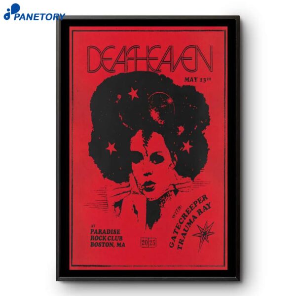 Deafheaven Event Paradise Rock Club Boston Ma May 13 2025 Poster