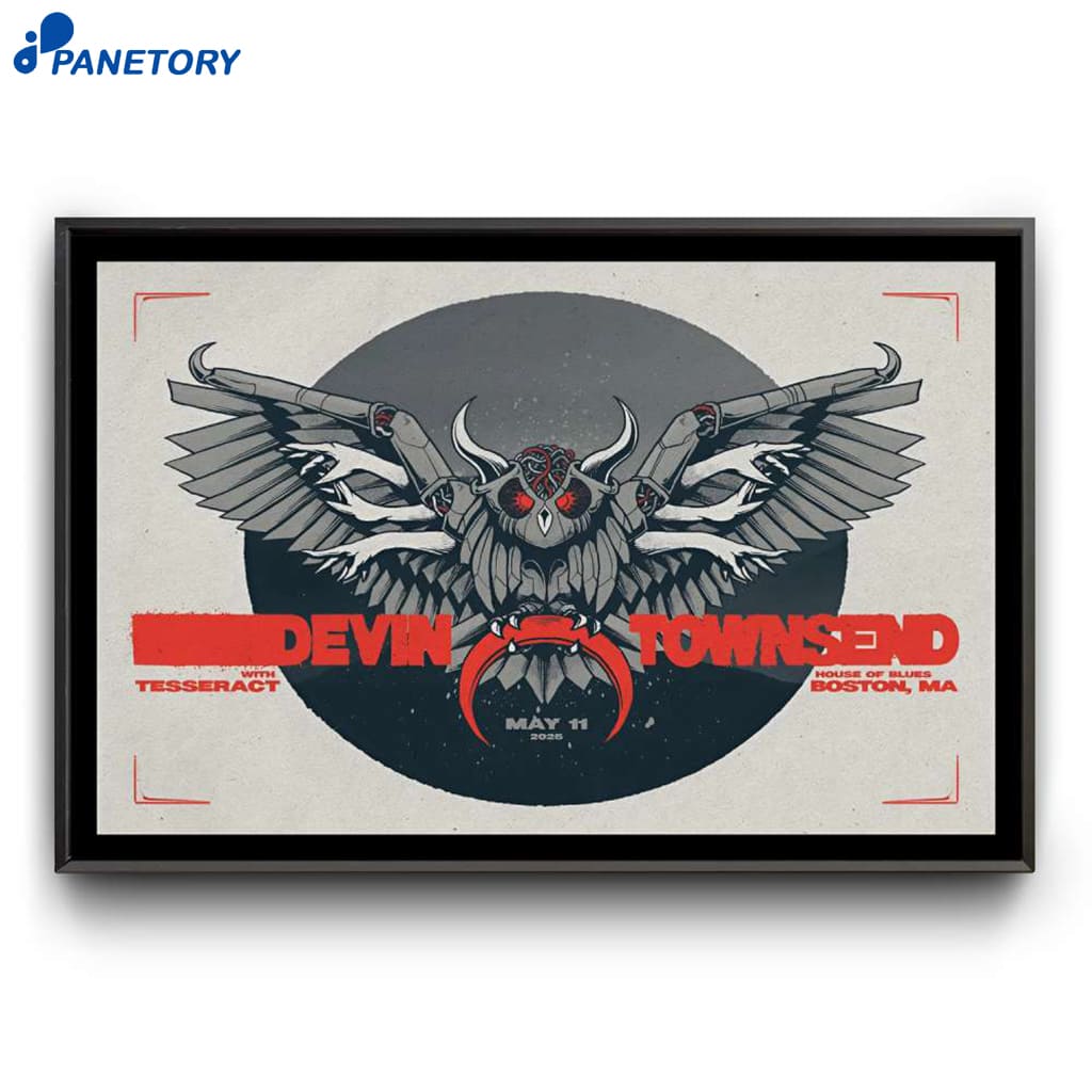 Devin Townsend House Of Blues Boston Ma May 11 2025 Poster 2 Devin Townsend House Of Blues Boston Ma May 11 2025 Poster